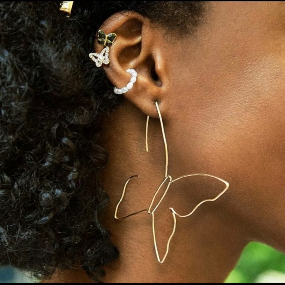 BAUBLEBAR BUTTERFLY LIGHTWEIGHT EARRINGS NWT NIB